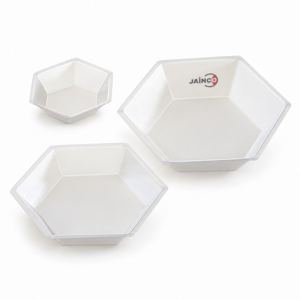 Hexagonal Weigh Dishes Set